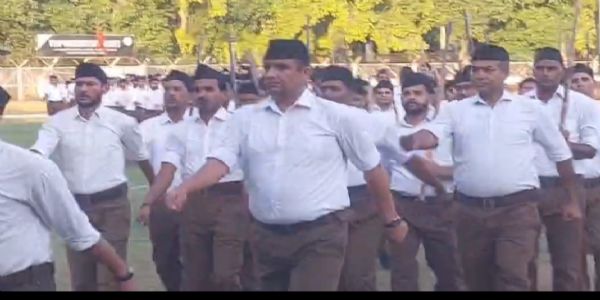 संघ शिक्षार्थियों का भव्य पथ संचलन का आयोजन