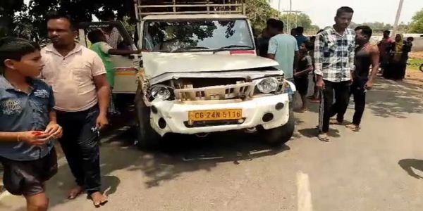 कोंड़ागांव में पिकअप वाहन की टक्कर से सात माह की मासूम की मौत, मां और छह वर्षीय बहन घायल