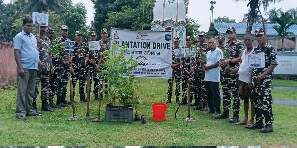 प्रथम वाहिनी एसएसबी का व्यापक स्तर पर पौधरोपण कार्यक्रम आयोजित