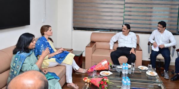 राज्य नीति आयोग और यूनिसेफ के बीच उच्चस्तरीय बैठक