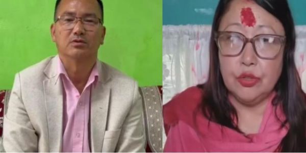 डिप्टी चीफ एग्जीक्यूटिव सांचबीर सुब्बा और कर्सियांग पंचायत समिति की अध्यक्ष अनु छेत्री