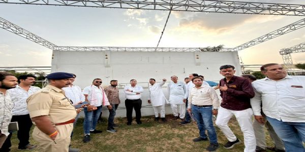 मंत्री सिलावट ने कलेक्टर के साथ कार्यक्रम की तैयारियों का लिया जायजा