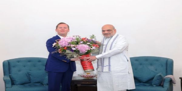 अमेरिकी राजदूत सर्जियो गोर ने अमित शाह से की मुलाकात