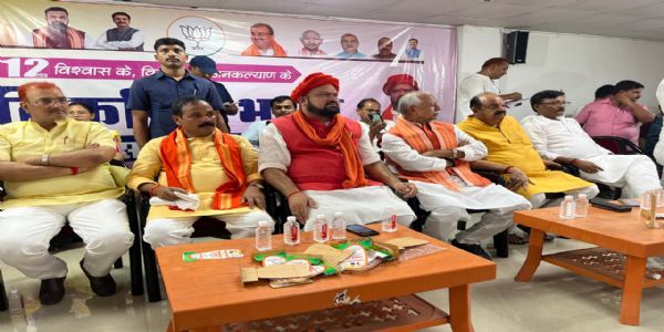 मोदी सरकार के 12 वर्ष विकास, विश्वास और जनकल्याण के स्वर्णिम अध्याय : नंदकिशोर राम