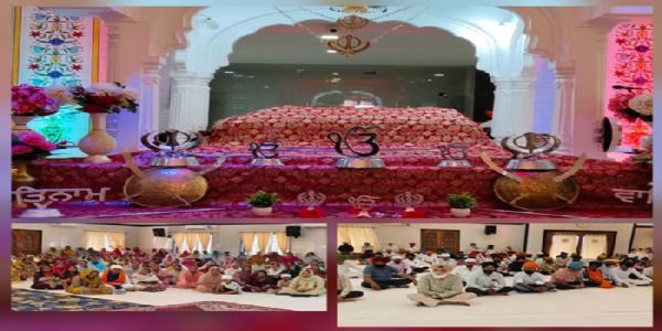 गुरु अर्जन देव के बलिदान दिवस पर सिख समाज ने श्रद्धापूर्वक नमन कर किया लंगर ग्रहण