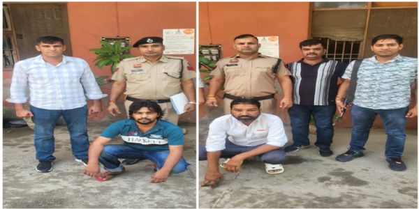 पानीपत: अैवध हथियार के साथ दो आरोपी गिरफ्तार