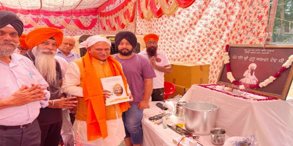 सोनीपत: गुरु अर्जन देव का बलिदान धर्म और मानवता की मिसाल: मेयर राजीव जैन