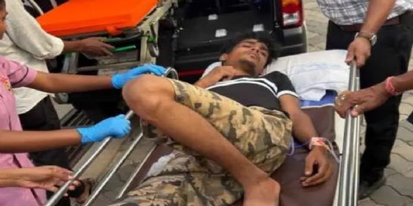 घायल आरोपित की तस्वीर घायल आरोपित की तस्वीर