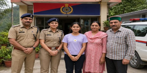 शिमला पुलिस ने लापता नाबालिग को 24 घंटे में किया बरामद