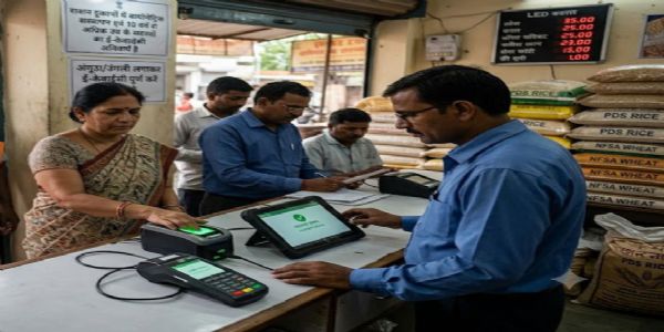 राशन दुकानों में बायोमेट्रिक सत्यापन एवं 10 वर्ष से अधिक उम्र के सदस्यों का ई-केवाईसी हुआ अनिवार्य