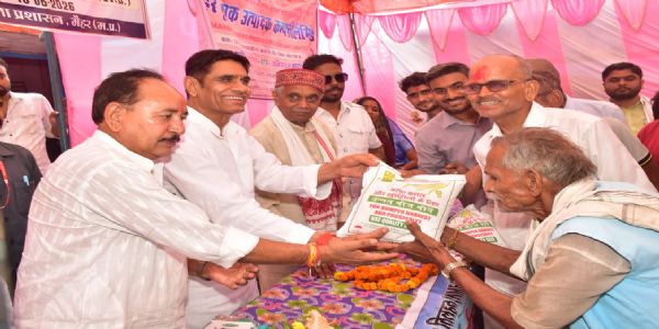 जैविक खेती समय की मांग, रासायनिक खाद से कमजोर हो रही धरती को बचाना जरूरी: विधायक श्रीकांत