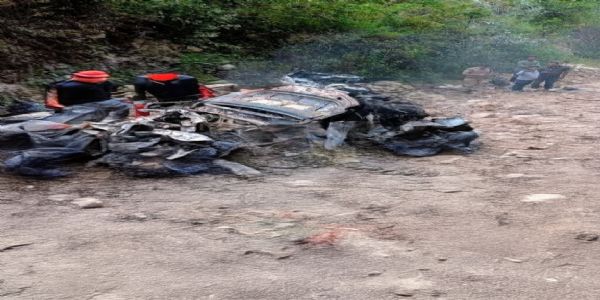 नई कार में घर लौट रहे सीआरपीएफ जवान की मौत, 250 फीट खाई में गिरते ही धधक उठी कार