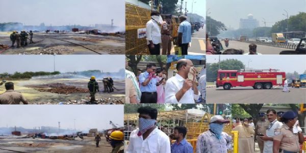 चेन्नई बंदरगाह में अचानक गैस रिसाव चेन्नई बंदरगाह में अचानक गैस रिसाव