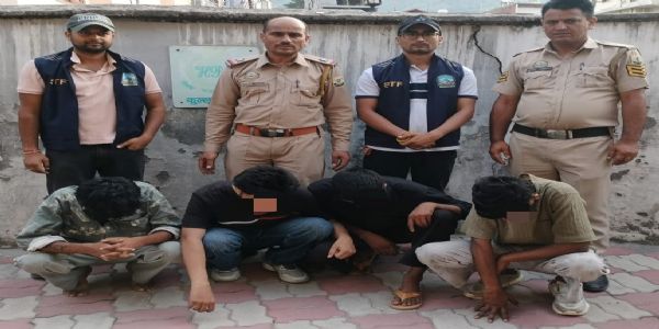 कुल्लू में टैक्सी से 10 ग्राम चिट्टा बराम, हरियाणा के चार युवक गिरफ्तार