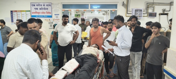हंगामे के बाद आक्रोशित परिजन