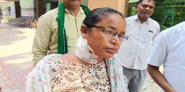 भूमि विवाद में महिला पर जानलेवा हमले का आरोप, एसएसपी से लगाई सुरक्षा की गुहार