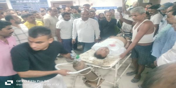 पीएचईडी  ठेकेदार को जमीन विवाद में भतीजे ने मारी गोली