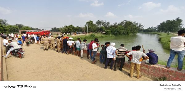नहर में नहाने गया युवक डूबा, तलाश में जुटी पुलिस व फायर ब्रिगेड