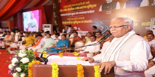 (अपडेट)12 साल में देश में कई अभूतपूर्व कार्य हुए, 25 करोड़ लोग गरीबी से आए बाहर : मनोहर लाल