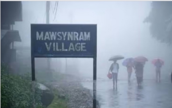 मेघालय में मूसलाधार बारिश का कहर की तस्वीर।