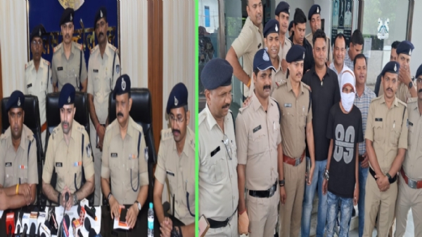 ₹10-10 हजार के दो इनामी बदमाश पुलिस की गिरफ्त में