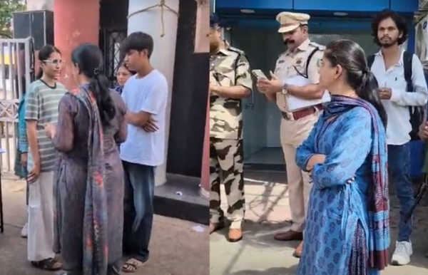 नीट परीक्षा देने पहुंचे विद्यार्थी और कड़ी सुरक्षा व्यवस्था नीट परीक्षा देने पहुंचे विद्यार्थी और कड़ी सुरक्षा व्यवस्था