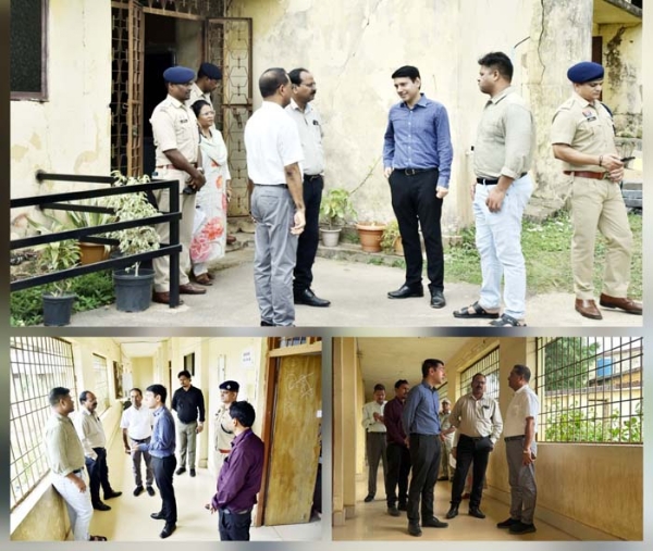 कलेक्टर-एसपी ने किया नीट परीक्षा का निरीक्षण, 175 परीक्षार्थी अनुपस्थित रहे