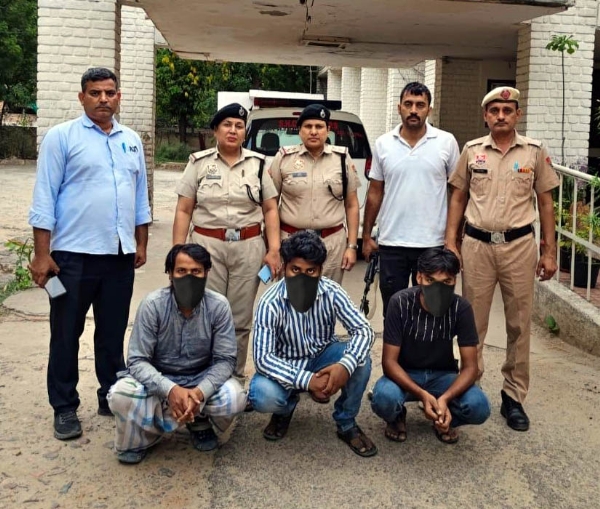 गिरफ्तार किए गए आरोपित