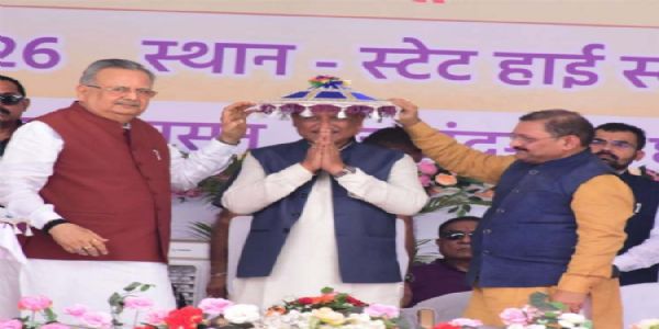 राजनांदगांव : मुख्यमंत्री साय ने 510 करोड़ रुपये से अधिक लागत के विकास कार्यों का किया लोकार्पण-भूमिपूजन