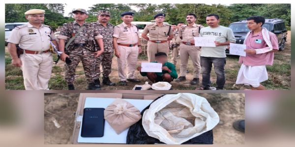 बिश्वनाथ पुलिस के जाल में मोस्ट वांटेड उस्मान अली, भारी मात्रा में ड्रग्स बरामद
