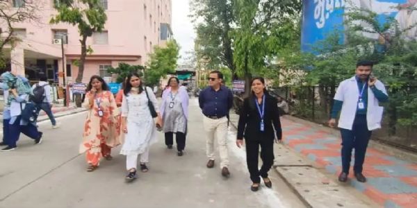 उज्जैनः एनक्यूएएस की टीम ने प्रारंभ किया निरीक्षण, गंदगी देख नाराज हुए सदस्य