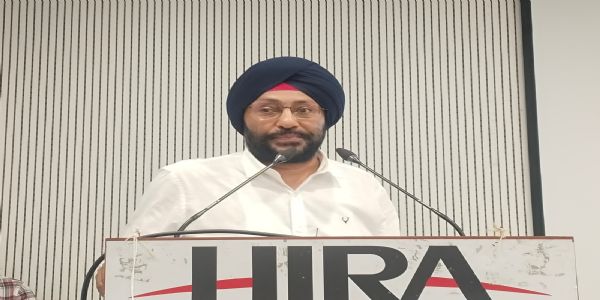 पांच दिवसीय अंतरराष्ट्रीय कार्यशाला को संबोधित करते डीजीपी, छत्तीसगढ़ पुलिस, गुरजिंदर पाल सिंह