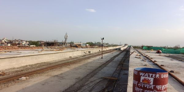 कानपुर मेट्रो कॉरिडोर-2 के दो स्टेशनों पर प्लेटफॉर्म निर्माण पूरा