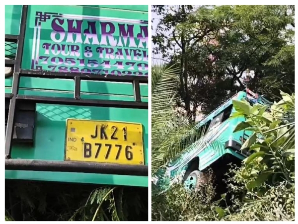 Matador carrying pilgrims to Sukrala Mata overturns; 23 injured.