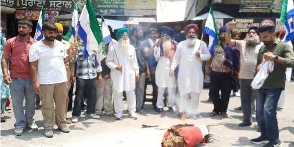 भारत-अमेरिका ट्रेड डील के विरोध में पंजाब के 21 जिलों में किसानों का विरोध प्रदर्शन