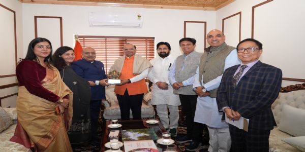 दिल्ली विधानसभा अध्यक्ष ने लद्दाख के उपराज्यपाल से की मुलाकात
