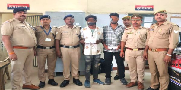 जीआरपी के हत्थे चढ़े दो शातिर चोर, एक लाख रुपये की कीमत के दो मोबाइल बरामद