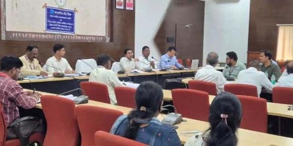जिला स्तरीय परामर्शदात्री समिति की बैठक में बैंकिंग सेवाओं की गई समीक्षा