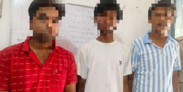 गिरफ्तार आरोपी