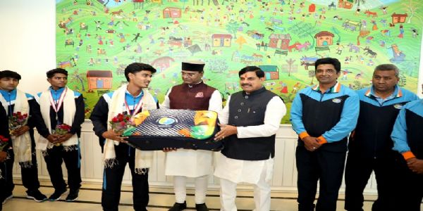 भारतीय हॉकी टीम में मध्य प्रदेश का बढ़ता प्रतिनिधित्व एक उपलब्धि : मुख्यमंत्री डॉ. यादव