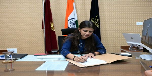 हिसार नगर निगम आयुक्त सी. जयाश्रद्धा ने संभाला कार्यभार