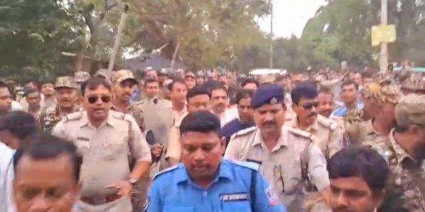 चुनाव बाद हिंसा मामले में गिरफ्तार बाराबनी पंचायत समिति अध्यक्ष असित सिंह को जांच के सिलसिले में गोरांडी ले गई