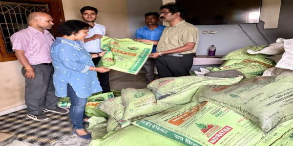 जबलपुर: बड़ी मात्रा में नकली डीएपी बनाने में प्रयुक्त सामग्री जप्त, ब्रांडेड कंपनी की खाली बोरियां और तौल काँटा भी बरामद