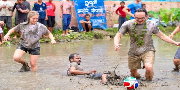 पोखरा में धान रोपाई महोत्सव