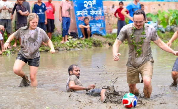 पोखरा में धान रोपाई महोत्सव