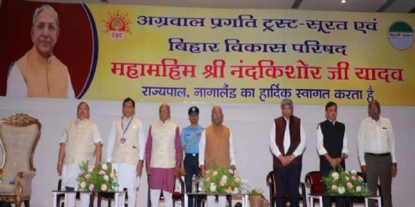 राज्यपाल नंदकिशोर यादव का सूरत में भव्य स्वागत