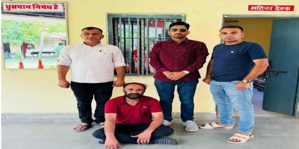 6 माह से फरार 25 हजार का इनामी ड्रग तस्कर गिरफ्तार