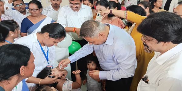 राष्ट्रीय टीकाकरण दिवस पर कामरूप में शुरू हुआ पोलियो अभियान