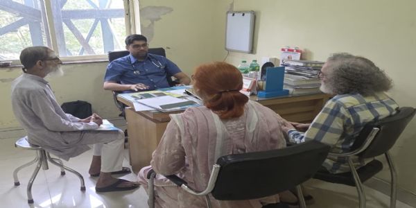 मेगा स्पेशलाइज्ड कार्डियोलॉजी और पल्मोनोलॉजी क्लिनिक आयोजित