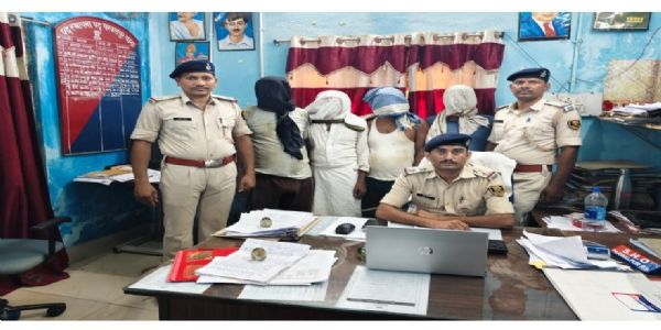 नालंदा में मिनी गन फैक्ट्री का भंडाफोड़, चार हथियार तस्कर गिरफ्तार